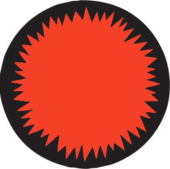 Write On Burst Price Labels, Write On Price Stickers