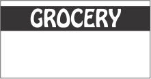GROCERY Black Price Gun Labels FEB-10 for Monarch Model 1110