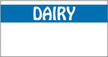 DAIRY Blue Price Gun Labels FEB-11 for Monarch Model 1110