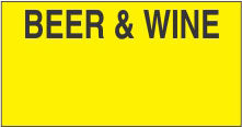 BEER and WINE Price Gun Labels 1110-FEB for Monarch Model 1110
