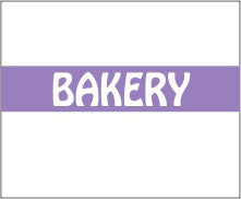 BAKERY Fuchsia Price Gun Labels FM-342 for Monarch Model 1115