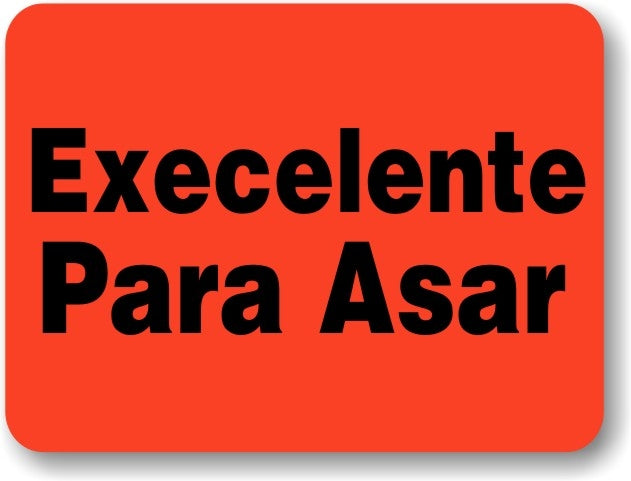 Excelente Para Asar Labels