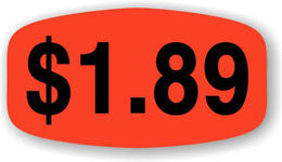 $1.89 Price Labels, $1.89 Price Stickers 1000/Roll