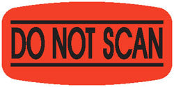 Do Not Scan DayGlo Labels, Do Not Scan Stickers