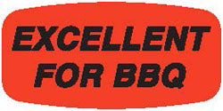 Excellent For BBQ DayGlo Labels, BBQ Stickers