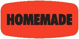 Homemade DayGlo Labels, Homemade Stickers