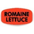 Romaine Lettuce DayGlo Labels