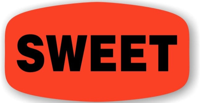 Sweet DayGlo Labels, Sweet Stickers