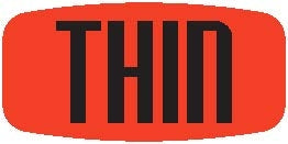 Thin DayGlo Labels, Thin Stickers