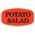 Potato Salad DayGlo Labels, Potato Salad Stickers