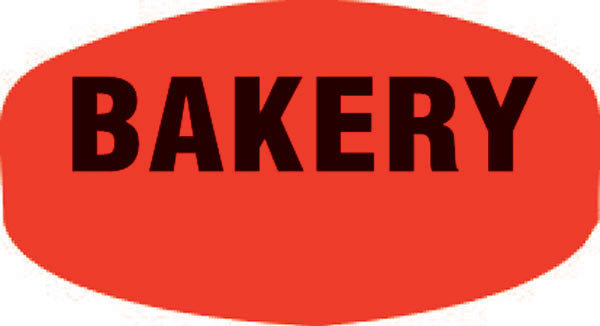 Bakery Write On Day Glo Labels, Bakery Write On Dayglo Stickers