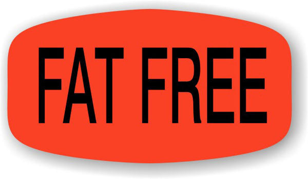 Fat Free Dayglo Labels