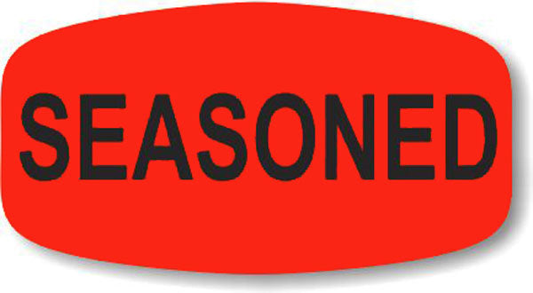 Seasoned DayGlo Labels, Seasoned Stickers