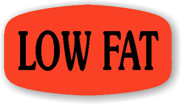 Low Fat DayGlo Labels