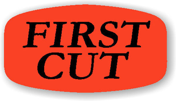 First Cut DayGlo Labels, Stickers