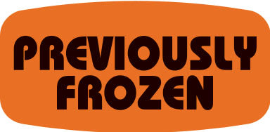 Previously Frozen DayGlo Labels, Previously Frozen Stickers