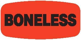 Boneless DayGlo Labels, Boneless Stickers