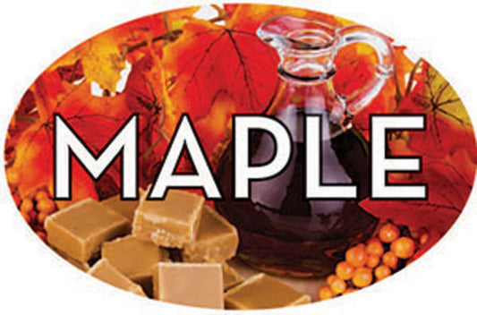Maple Flavor Labels, Maple Flavor Stickers