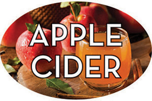 Apple Cider Flavor Labels, Apple Cider Flavor Stickers