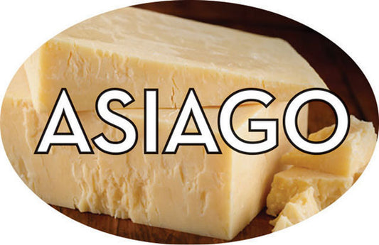 Asiago Flavor Labels, Asiago Flavor Stickers