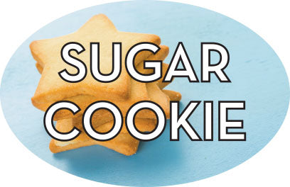 Sugar Cookie Flavor Labels, Sugar Cookie Flavor Stickers