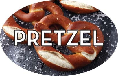 Pretzel Flavor Labels, Pretzel Flavor Stickers
