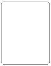 Avery Berkel M, MP Series 75mm Blank Scale Labels #1488B