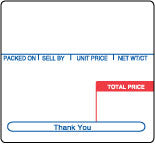 Avery Berkel 623 LS UPC 50mm Scale Labels #1491