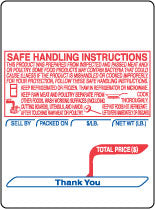 Kubota FP1-S UPC Safe Handling Scale Labels LST-3610