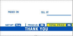 TEC SL59-30 Non-UPC Scale Labels