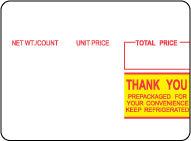 Mettler Toledo 325/UCST UPC Scale Labels