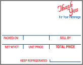 Hobart SP80/SP1500J Scale Labels  LST-1650