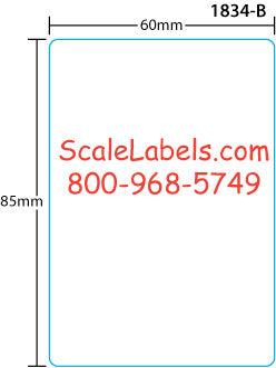 Ishida AC-300 85mm Blank Scale Labels