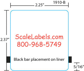 Hobart Quantum/HLX/Hti/HTm 2.37" Blank Scale Labels