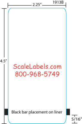 Hobart Quantum 4.5" HXL Scale Labels QWU450 LST3871