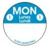 Monday Blue Removable Food Rotation Labels