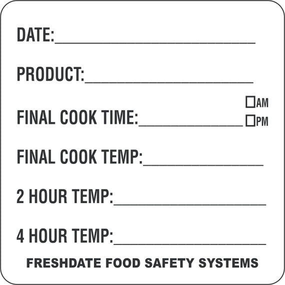 Product/Cook Temp/2-4Hour Temp- Dissolvable