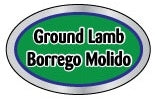 Ground Lamb Labels - Borrego Molido Foil Oval Labels