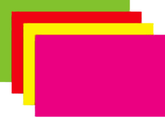 Ultra Glo Sign Cards 3.5" x 5.5" Blanks