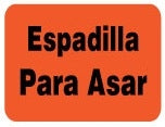 Espadilla Para Asar Label