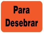 Para Desbrar DayGlo Label