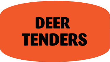 Deer Tenders DayGlo Labels, Deer Tenders Stickers