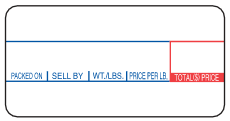 CAS Non UPC Scale Labels, Stickers LST-8000