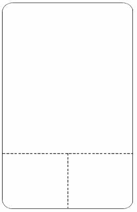 Digi DP-120/SM-90 110mm Blank w/t-perf Scale Labels