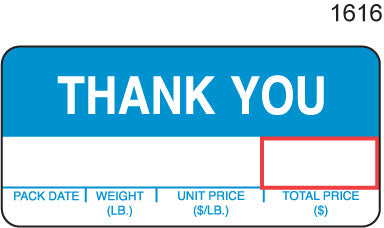 Kubota P1 Non UPC Scale Labels