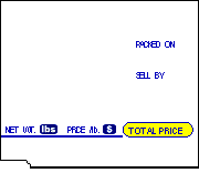 TEC SL66-30/SL-6600 UPC 40mm Scale Labels
