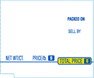TEC SL57-30 UPC 40mm No Notch Scale Labels