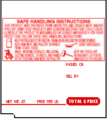 TEC SL9000 UPC 63.5mm Scale Labels with/SHI