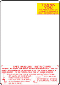 Mettler Toledo 325/8460/UCST ET 3.7" Scale Labels w/SHI