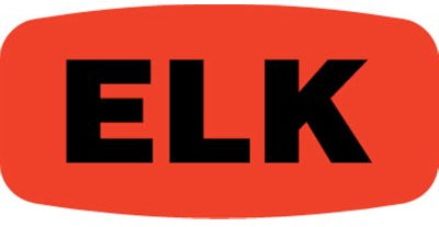 Elk DayGlo Label